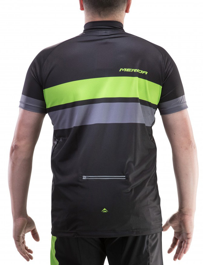Велофутболка MERIDA E-TRAIL SHORT SLEEVE JERSEY GREEN/GREY M