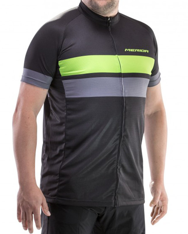 Велофутболка MERIDA E-TRAIL SHORT SLEEVE JERSEY GREEN/GREY M