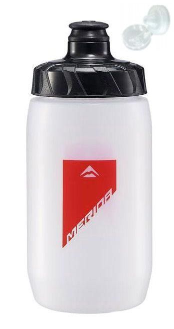 Фляга MERIDA TRANSPARENT Classic with cap 500 red