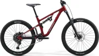 Велосипед MERIDA ONE-SIXTY FR 400 2024 silk dark strawberry (grey/blk)