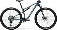 Велосипед MERIDA NINETY-SIX RC XT 2024 silk steel blue (black/silver)