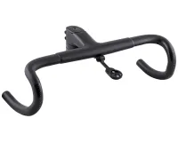 Руль MERIDA TEAM SL1PC COCKPIT,L:100MM*W:400MMDROP:125MM,FLARE:2 DEGREES, REACH:75MMCARBON, BLACK