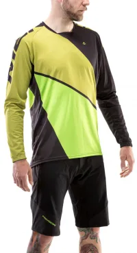Велофутболка MERIDA ENDURO LS LONG SLEEVE JERSEY GREEN/GREEN L