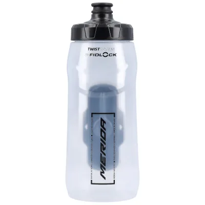 Фляга MERIDA/FIDLOCK Transparent, Glossy Black 620 ccm, Bottle without connector