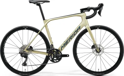 Велосипед MERIDA SCULTURA ENDURANCE GR 5000 silk champagne (black/blue) 2024