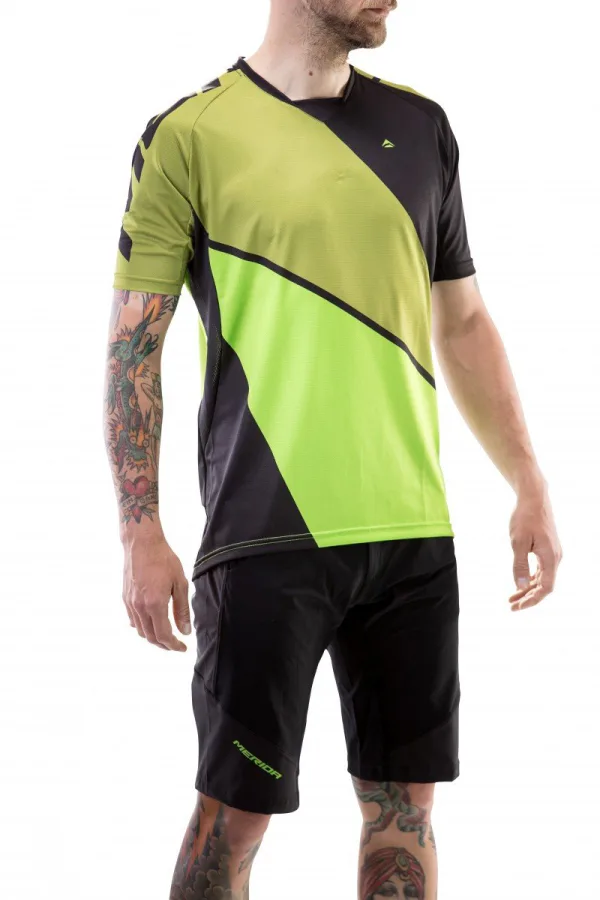Велофутболка MERIDA ENDURO SS SHORT SLEEVE JERSEY GREEN/GREEN L