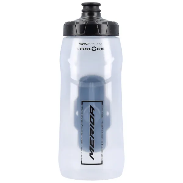 Фляга MERIDA/FIDLOCK Transparent, Glossy Black 620 ccm, Bottle without connector