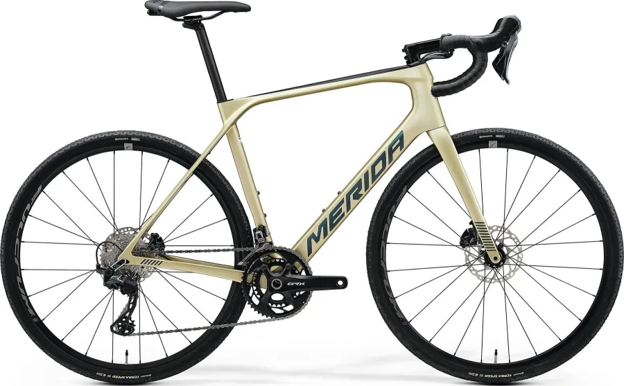 Велосипед MERIDA SCULTURA ENDURANCE GR 5000 2024 silk champagne (black/blue)