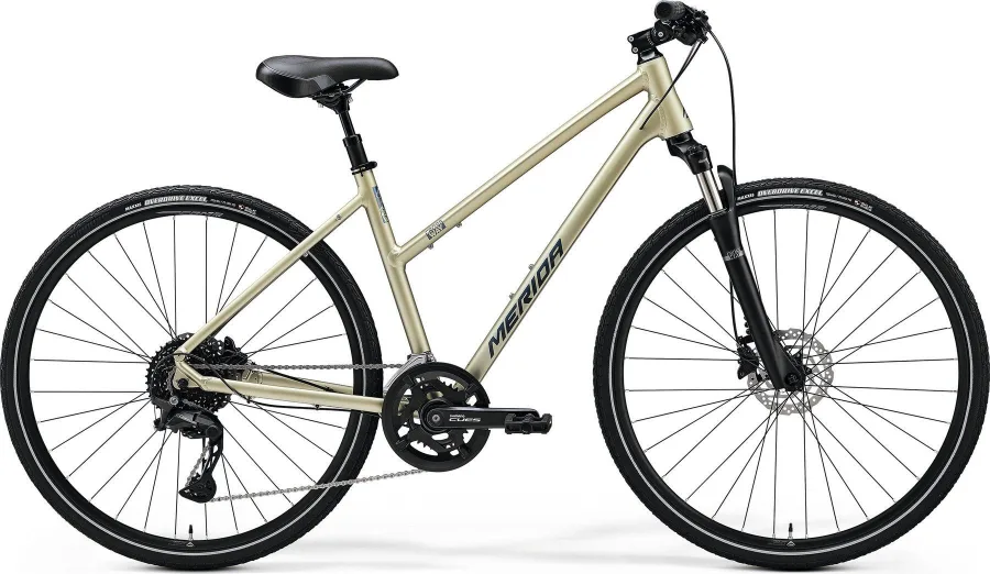 Велосипед MERIDA CROSSWAY L 300 2024 silk champagne (blue)