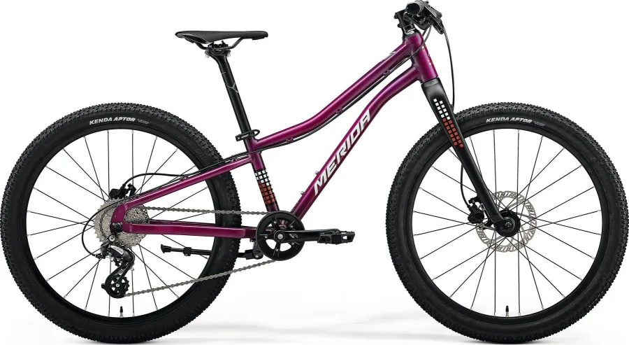 Велосипед MERIDA MATTS J.24+ 2024 silk purple (wht/blk/red)