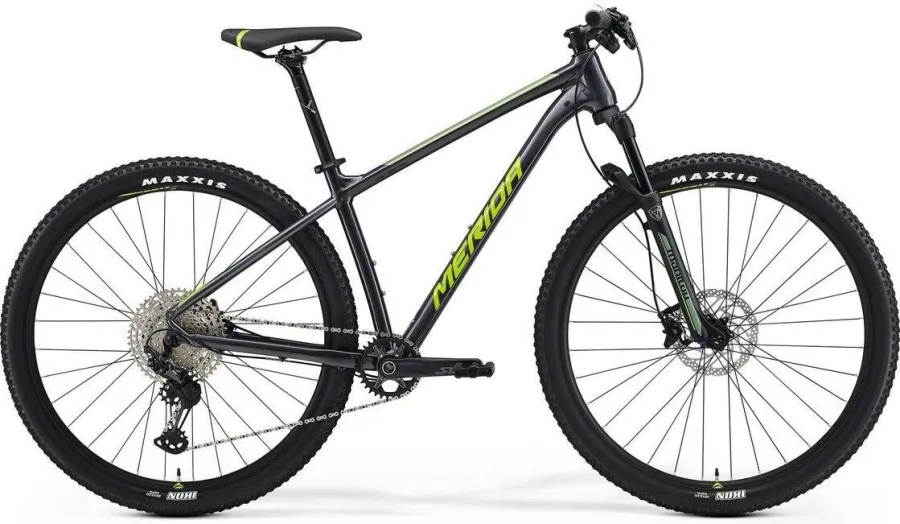 Велосипед MERIDA BIG.NINE 2023 NX-edition dark silver (green/silver)