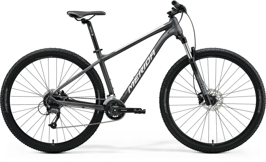 Велосипед MERIDA BIG.NINE 60 2024 matt dark silver (silver)