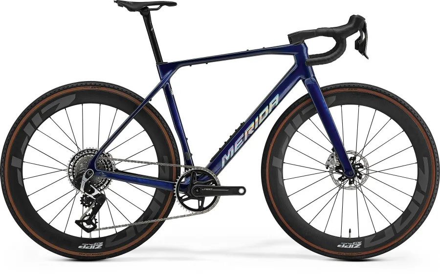 Велосипед MERIDA MISSION 10K 2026 transp. blue carbon ud