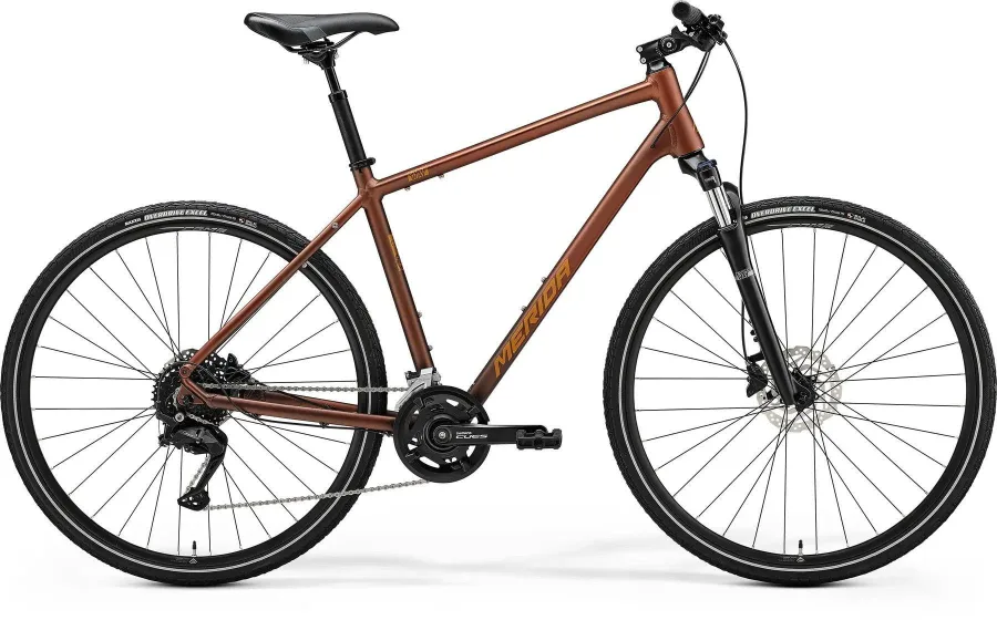 Велосипед MERIDA CROSSWAY 100 2024 matt bronze (silver-brown)
